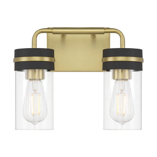Marbridge Two Light Vanity in Vintage Brass
