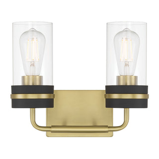 Marbridge Two Light Vanity in Vintage Brass