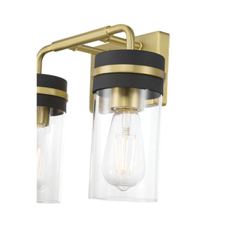 Marbridge Two Light Vanity in Vintage Brass