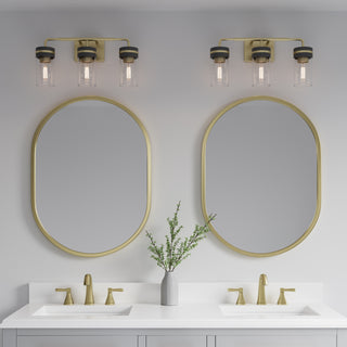 Marbridge Three Light Vanity in Vintage Brass