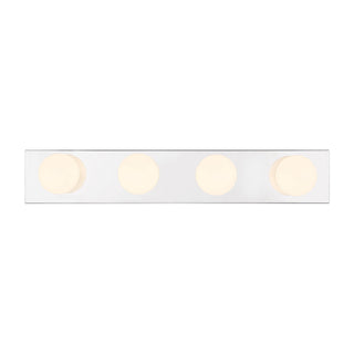 Bellisse Four Light Bath Bar in Chrome