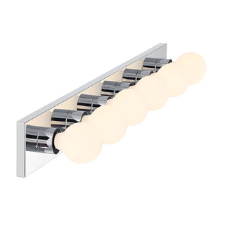 Bellisse Six Light Bath Bar in Chrome