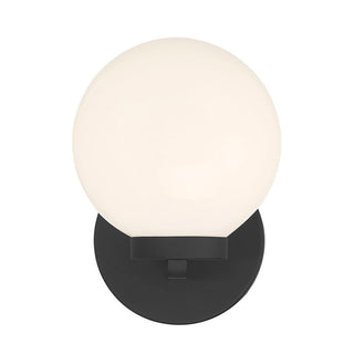 Ardeva One Light Wall Sconce in Matte Black
