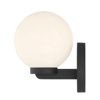 Ardeva One Light Wall Sconce in Matte Black