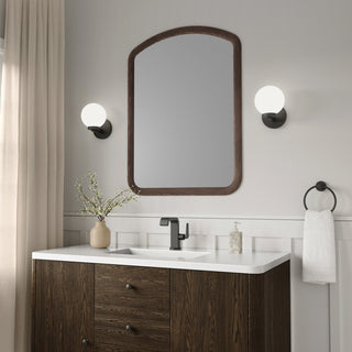 Ardeva One Light Wall Sconce in Matte Black