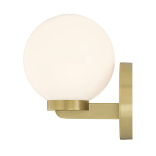 Ardeva One Light Wall Sconce in Vintage Brass