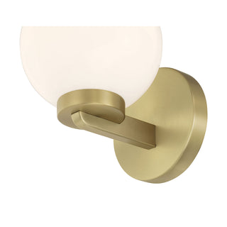 Ardeva One Light Wall Sconce in Vintage Brass