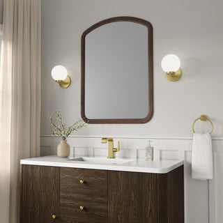 Ardeva One Light Wall Sconce in Vintage Brass