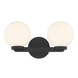 Ardeva Two Light Vanity in Matte Black