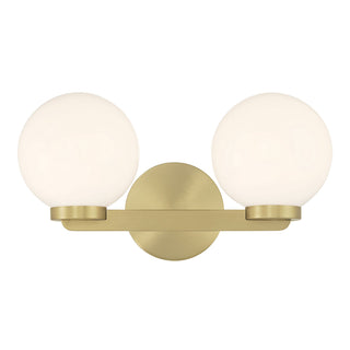 Ardeva Two Light Vanity in Vintage Brass