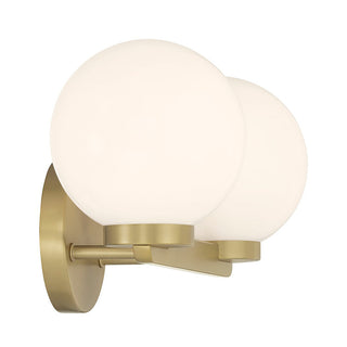 Ardeva Two Light Vanity in Vintage Brass