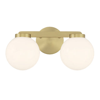 Ardeva Two Light Vanity in Vintage Brass