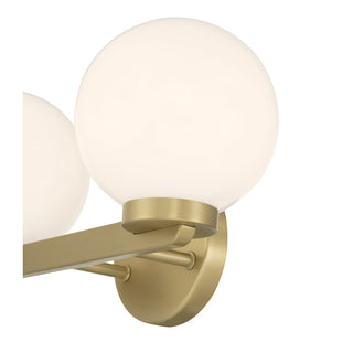 Ardeva Two Light Vanity in Vintage Brass