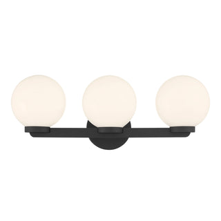 Ardeva Three Light Vanity in Matte Black