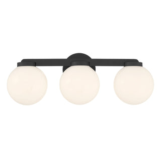 Ardeva Three Light Vanity in Matte Black