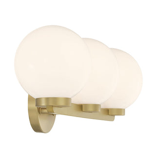 Ardeva Three Light Vanity in Vintage Brass