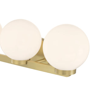 Ardeva Three Light Vanity in Vintage Brass