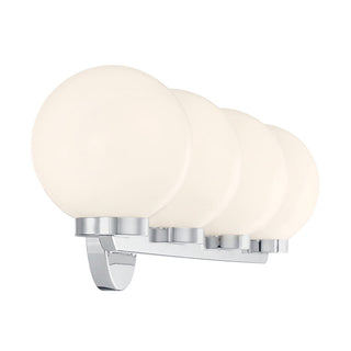 Ardeva Four Light Vanity in Chrome
