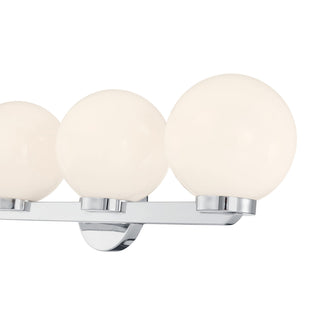 Ardeva Four Light Vanity in Chrome