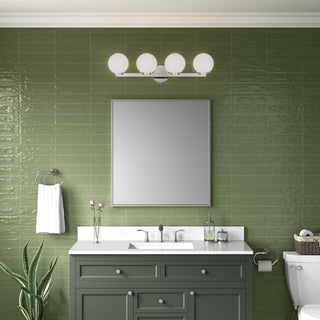 Ardeva Four Light Vanity in Chrome