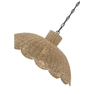Malura One Light Pendant in Matte Black