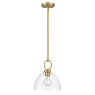 Velto One Light Pendant in Vintage Brass