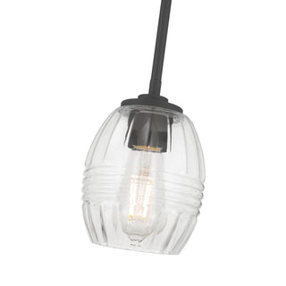 Miravelle One Light Mini Pendant in Matte Black