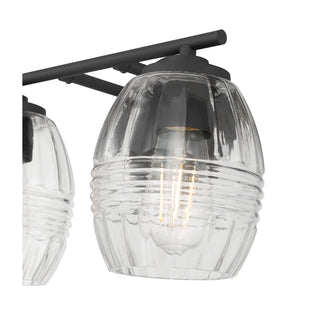 Miravelle Two Light Vanity in Matte Black