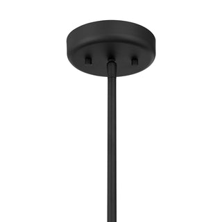 Collier Six Light Chandelier in Matte Black