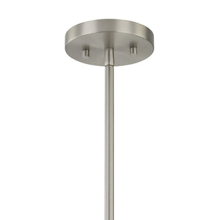 Baldwin Eight Light Chandelier in Satin Nickel