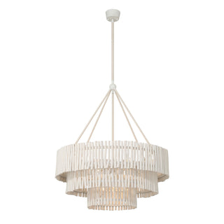 Phong Nine Light Chandelier in Blanco