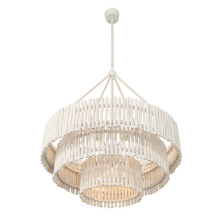 Phong Nine Light Chandelier in Blanco