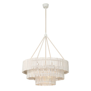 Phong Nine Light Chandelier in Blanco