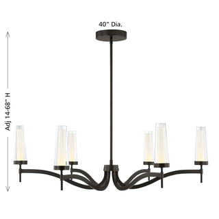 Butler LED Chandelier in Mediterranean Bronze