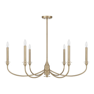 Coventry Six Light Chandelier in Noble Brass