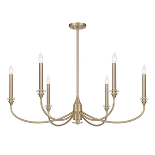 Coventry Six Light Chandelier in Noble Brass