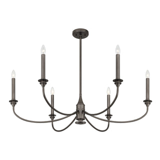 Coventry Six Light Chandelier in Mediterranean Bronze