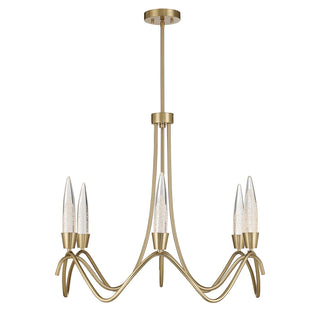 Sofia LED Chandelier in Noble Brass