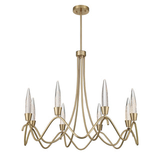 Sofia LED Chandelier in Noble Brass