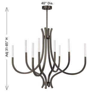Bradford LED Chandelier in Mediterranean Bronze