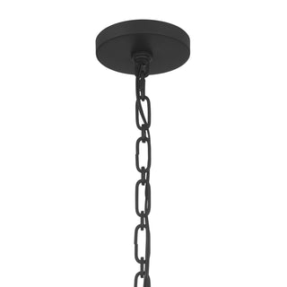 Pierson LED Chandelier in Black Cashmere and True Gold