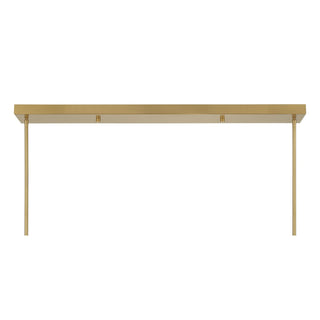 Farrell LED Linear Chandelier in Warm Brass
