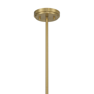 Jasper Five Light Chandelier in Warm Brass
