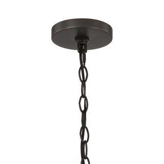 Weston Four Light Chandelier in Mediterranean Bronze