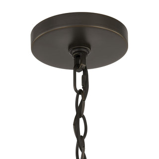 Weston Six Light Chandelier in Mediterranean Bronze