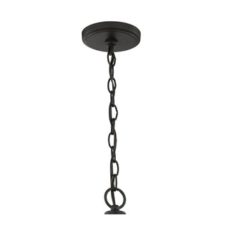 Octave Five Light Chandelier in Matte Black
