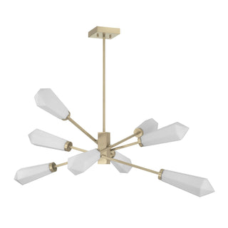 Leland LED Chandelier in Noble Brass