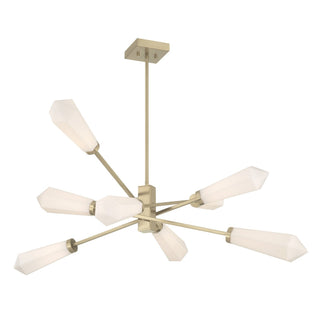 Leland LED Chandelier in Noble Brass