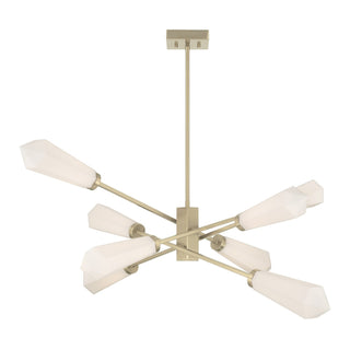 Leland LED Chandelier in Noble Brass