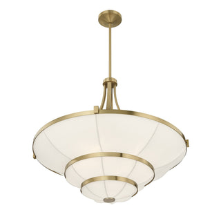 Constantine Four Light Chandelier in Warm Brass